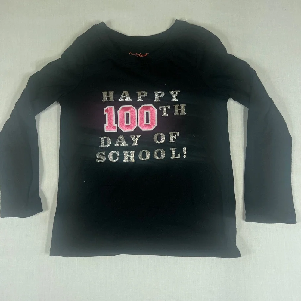 Kids School Shirt Bundle First Day of Kindergarten 100th Day Cat & Jack Place